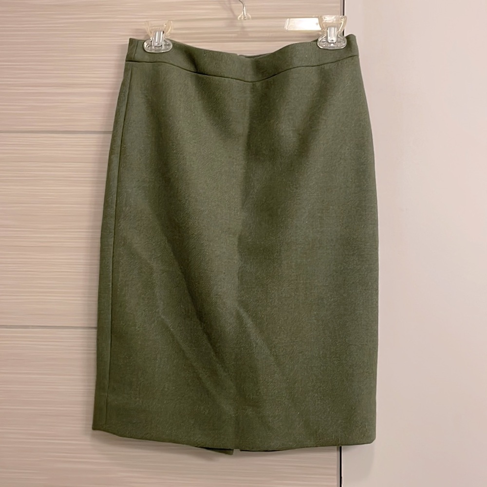 J Crew Wool Pencil Skirt